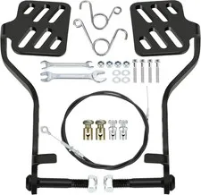 Go Kart Brake and Throttle Pedal Kit with 71" Throttle Cable Replacement for Go