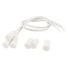Home Office Door Window Recessed Contacts Magnetic Reed Switch White 3pcs