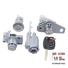 Ignition Switch w/Door Barrel Lock & Tailgate Trunk Lock Set