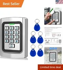 Universal Wired Access Control Keypad, PIN Code & ID Card Metal Door Keypad |...