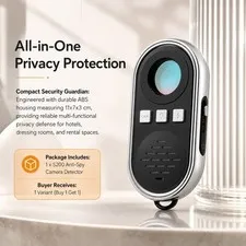 Hidden Camera Detector Portable Anti Spy Camera Finder Infrared Lens Bug Scanner