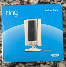 Ring Indoor Cam (2nd Gen) 1080p Wi-Fi Motion Indoor Plug-In Camera White