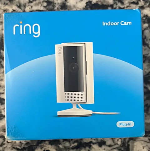 Ring Indoor Cam (2nd Gen) 1080p Wi-Fi Motion Indoor Plug-In Camera White
