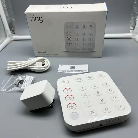 Ring Alarm Keypad (2nd Gen) with Power Adapter Supply (5AT2S7)