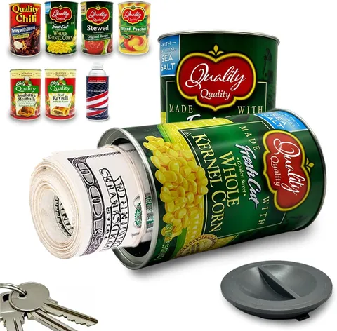 Fake Soup Can Diversion Safe for Jewelry Cash and Keys