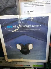 Blink Wired Floodlight Camera 1080p Wi-Fi Alexa Motion Siren Outdoor Black