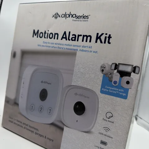 Swann Alpha Series Wireless Motion Alarm Kit Open Box Complete Home Security