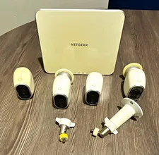 NETGEAR Arlo Wireless 4-Cam System w/ Base Station Night Vision