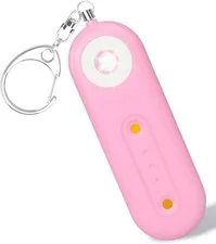 130dB Rechargeable Personal Safety Alarm Strobe Light for Women | Pink Emerge...