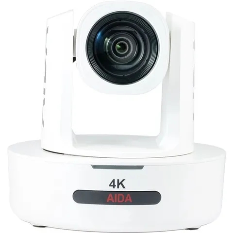 AIDA  4K NDI|HX IP/HDMI Conference PTZ Camera with 12x Optical Zoom (White)