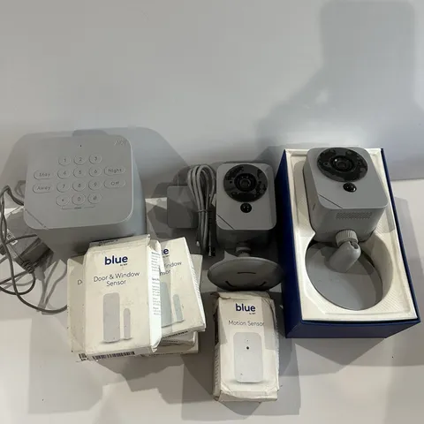 Blue By ADT Home Security System W/2 Cameras, 8 Sensors And Base Station