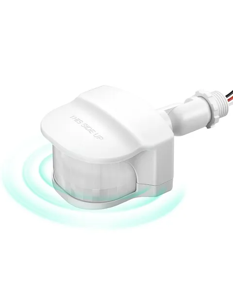 240 Degree Motion Sensor, Replacement Motion Detector for Outdoor Lights, Adj...