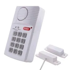 Loud  Door Alarm Security Pin Panic Keypad for Home  Garage Shed K8Z75335