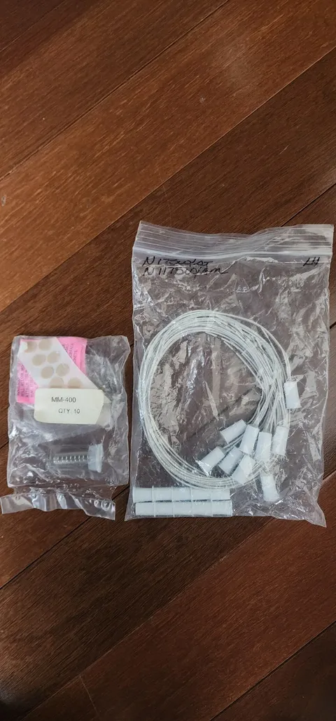 10 Pack N.C. Recessed Wired Security Window Door Contact Sensors Alarm