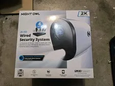 Night Owl - 12 Channel 4 Camera Wired 2K 1TB DVR Security System