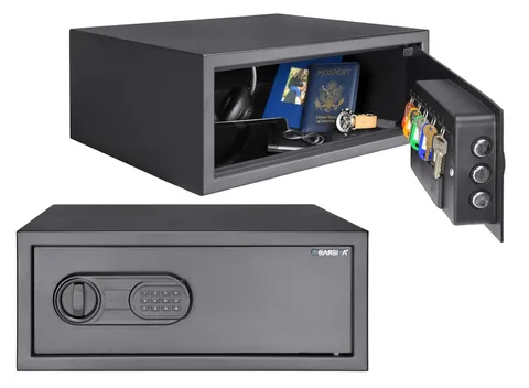 Security Cash Safe with Interior Light Silent Mode