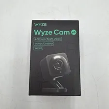 Wyze Cam V4 2.5K Color Night Vision Indoor/Outdoor Black Google Alexa