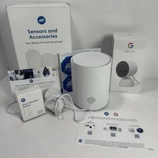 ADT Smart Security Hub w/ Google Nest Cam & Door Window Sensor Bundle
