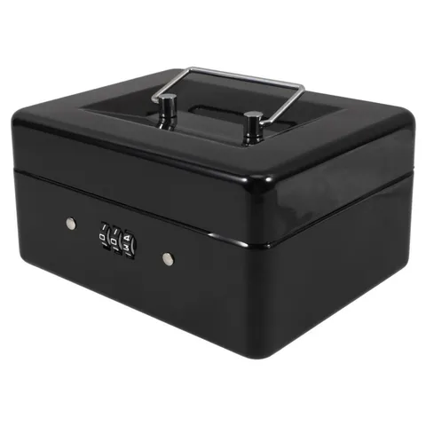 Hidden Storage Box With Combination Lock Secure Metal Cash Box Safe Lock Box