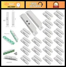 20 Sets Magnetic Window Door Sensor Contacts - Surface-Mounted Reed Switch Alarm