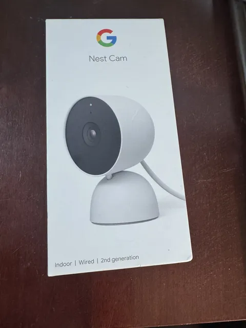 Google Nest Cam 1080p Wired Indoor Security Camera 2nd Generation - Snow White
