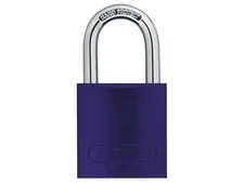 ABUS Mechanical 72/40mm Aluminium Padlock Violet Keyed Alike TT04072 ABUKA45242