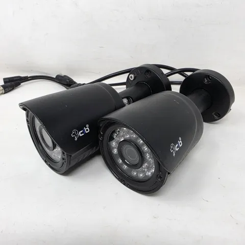 Lot of 2 CIB Bullet Security Camera HD 1080P NTSC 12V H80P56G SP Black
