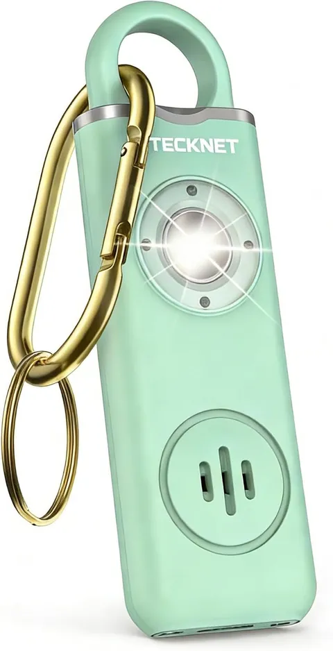 Rechargeable Personal Safety Alarm for Women, 130Db Self Defense Keychain Alarm