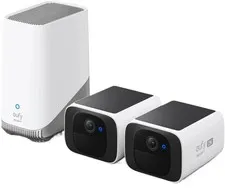 eufy SoloCam S220 Wireless Home Security System Solar Powered 2K Outdoor Cameras