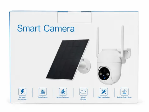 OSAIO Solar Powered Smart Camera C360 Motion Detection,Cloud Storage,Easy Instal