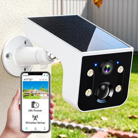 Solar Security Camera Video is Sharp and Detailed During the Day/Night