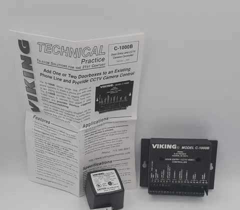 VIKING C-1000B DOOR ENTRY CONTROLLER WITH POWER SUPPLY