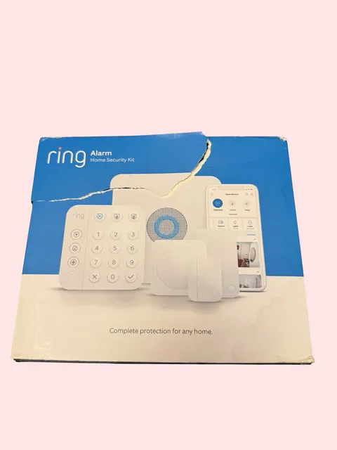 Ring Alarm Home Security Kit 5-Piece Wireless System w/ Keypad, Alexa, White
