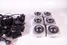 Lot of 6 Panasonic BB-HCM311 Pan Tilt Cameras + Power Supplies / Working 