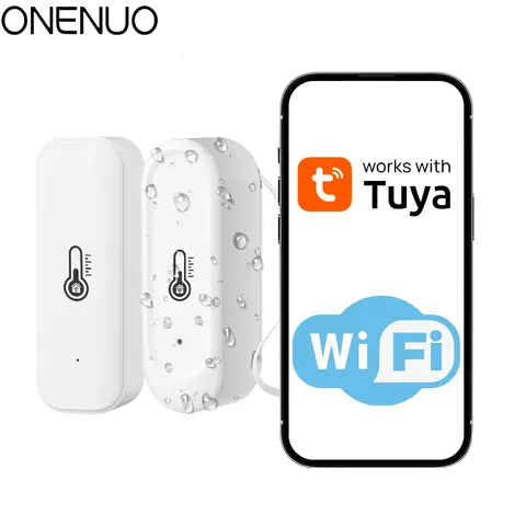 Indoor or Outdoor WiFi Temperature and Humidity Sensor with Waterproof IP65