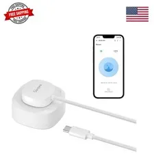 SNZB-05P Zigbee Water Leak Sensor with Detection Cable for Alarm System and S...