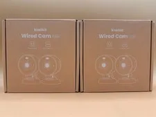 kiwibit Wired Cam Color Surveillance Cameras 2-Pack Wired Home Security Lot of 2