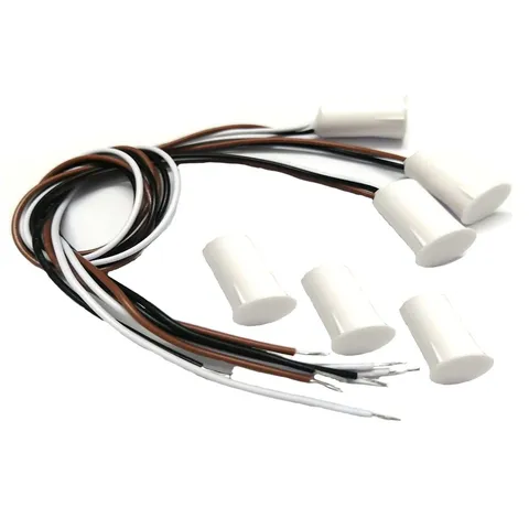 NC/NO Recessed Wired RC-33 Window Door Contact Sensor Alarm Magnetic Reed Swi...