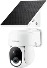 Wireless Outdoor Security Camera Solar Panel 2K HD Night Vision Motion Detection