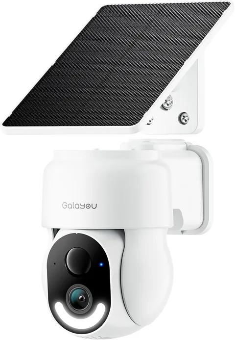 Wireless Outdoor Security Camera Solar Panel 2K HD Night Vision Motion Detection