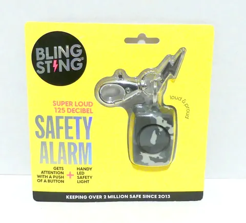 BLING STING, Super Loud, 125 Decibel SAFETY ALARM, New