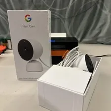 Google Nest Cam 2nd Gen Indoor Wired Security Camera Snow