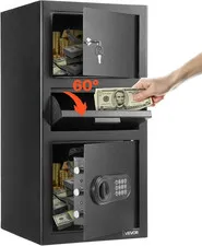 Large 3.6 Cu Ft Drop Safe with Digital Keypad for Cash, Jewelry & Documents