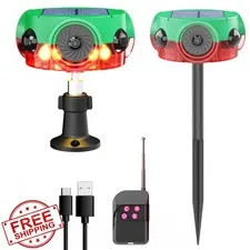 Aojoowey Solar Alarm Motion Detector 1 Remote