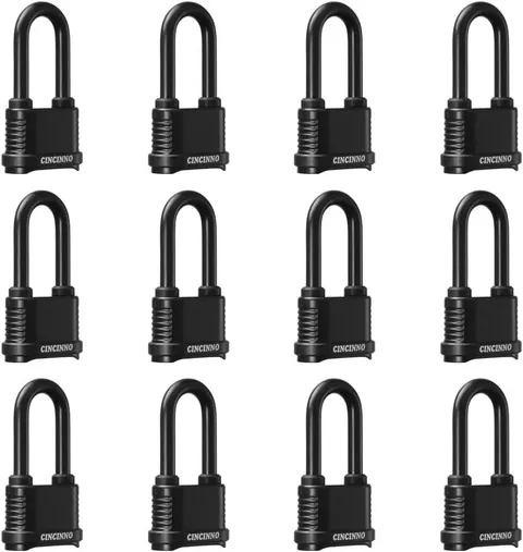 Weatherproof 4 Digit Combination Lock, Heavy Duty Combo Lock