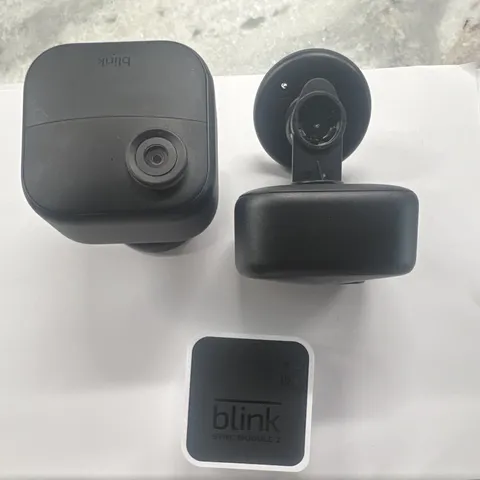 Blink Outdoor/Indoor 1080p Wireless Cameras (2) w/ Sync Module 2, Alexa