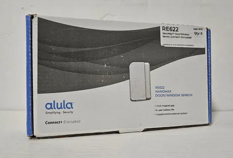 Alula RE622 NanoMax Door Window Sensor w/ Connect+ (Pack of 8) - New