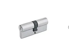 Lane 70mm Satin Stainless Steel Platinum Double Euro Cylinder Lock with 3 Keys