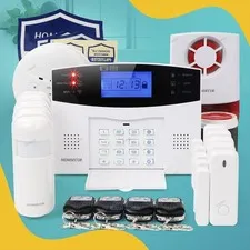 HOMSECUR Wireless &wired WIFI 4G Home House Alarm System+PIR+5*Door Sensor