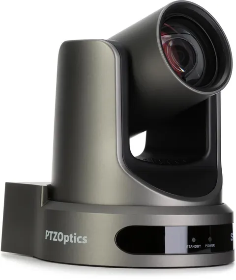 PTZOptics Move SE 12X Optical Zoom PTZ Camera - Grey